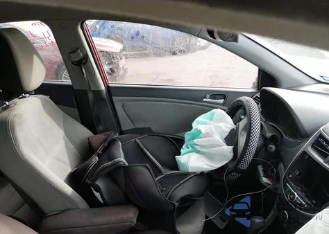 2013 Hyundai Accent Gls from USA, damaged, VIN KMHCT4AEXDU574959